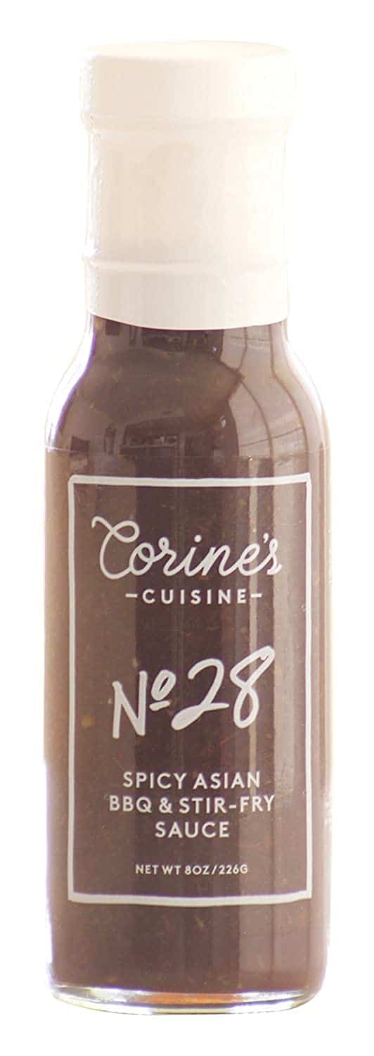 Corine's Cuisine Sauce No. 28 Spicy Asian BBQ and Stir-Fry Sauce for ris