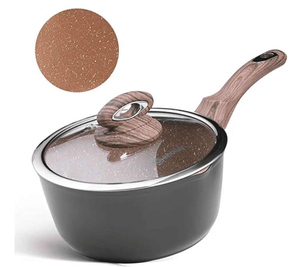 Ecowin 3 Quart Saucepan e nang le Sekoahelo