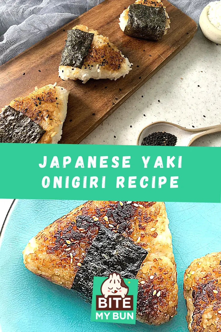 Recipe ea Yaki onigiri e iketsetse pin