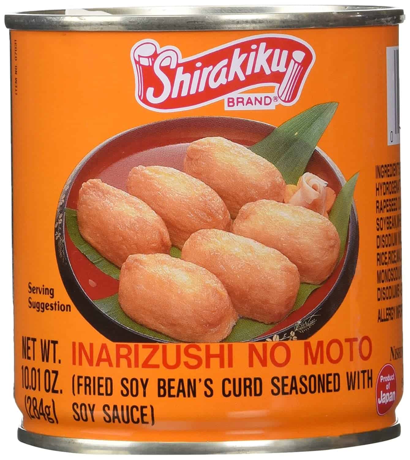 อะบูระเกะกระป๋องพร้อมเครื่องปรุงรสที่ดีที่สุด: Shirakiku Inarizushi No Moto