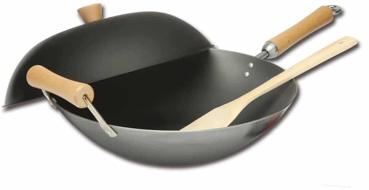 El mejor wok de acero al carbono para estufa eléctrica- Joyce Chen Classic Series
