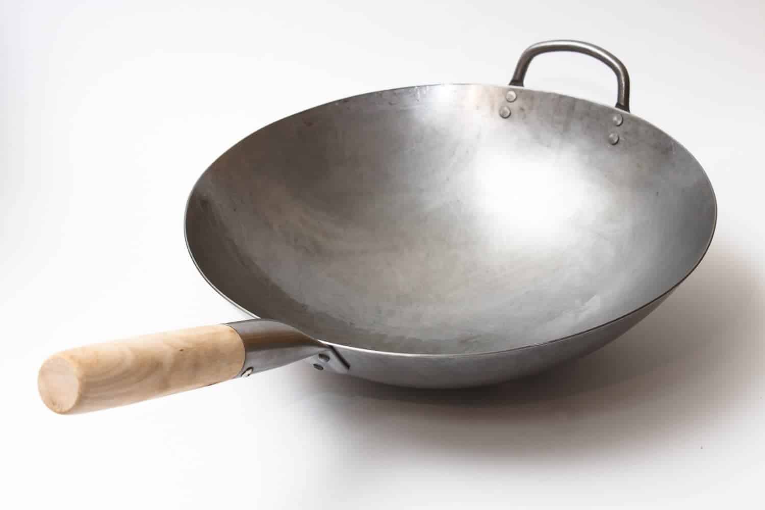 U megliu wok in acciaio à u carbonu martellatu à a manu è u megliu fondu tondu- Craft Wok Tradizionale Martellatu à a manu