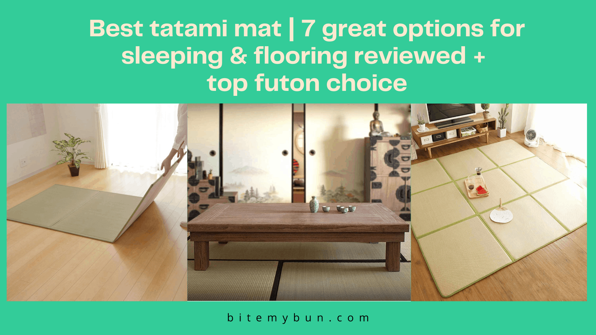 Meilleur tatami | 7 excellentes options de couchage et de revêtement de sol examinées + le meilleur choix de futon