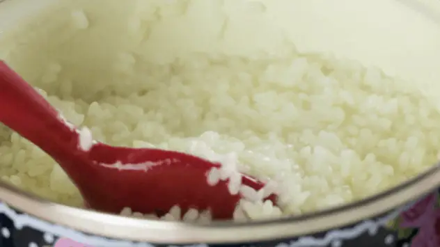 Cocine el arroz para ochazuke