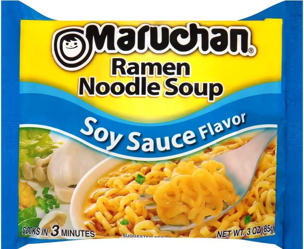 Maruchan Ramen Noodle Soup Oriental Flavor agora renomeado Soy Flavor