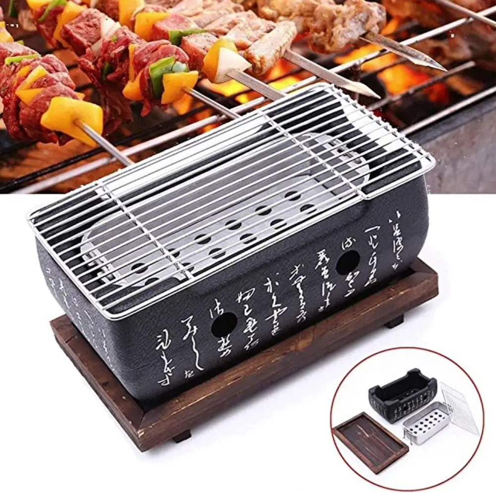 Iaxsee gietijzeren grill