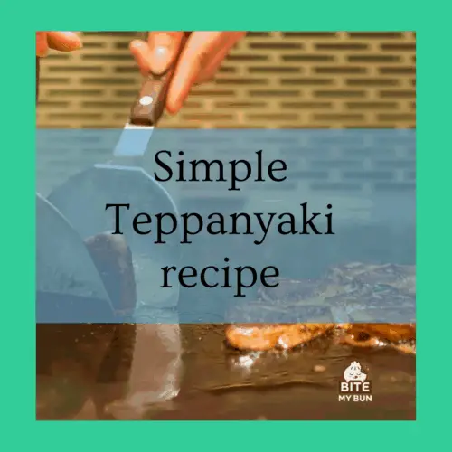 Simple teppanyaki recipe