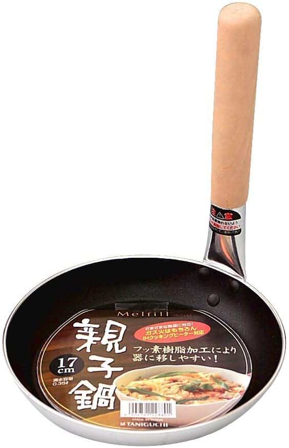 Sili faʻaonapo nei nonstick oyakodon katsudon pan & sili 170mm- Taniguchi Iapani donburi kuka ulo