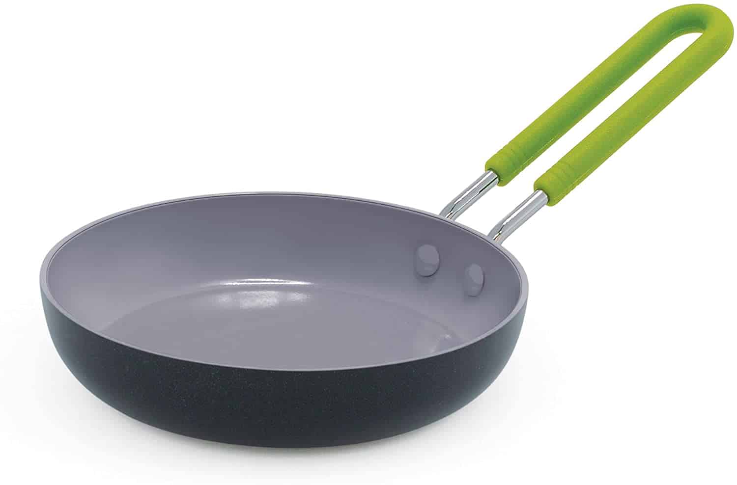 最高の小さな卵鍋-GreenPanミニラウンド卵鍋