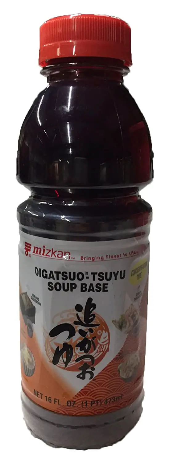El mejor tsuyu de sabor fuerte y lo mejor para fideos fríos: base de sopa Mizkan Oigatsu Tsuyu