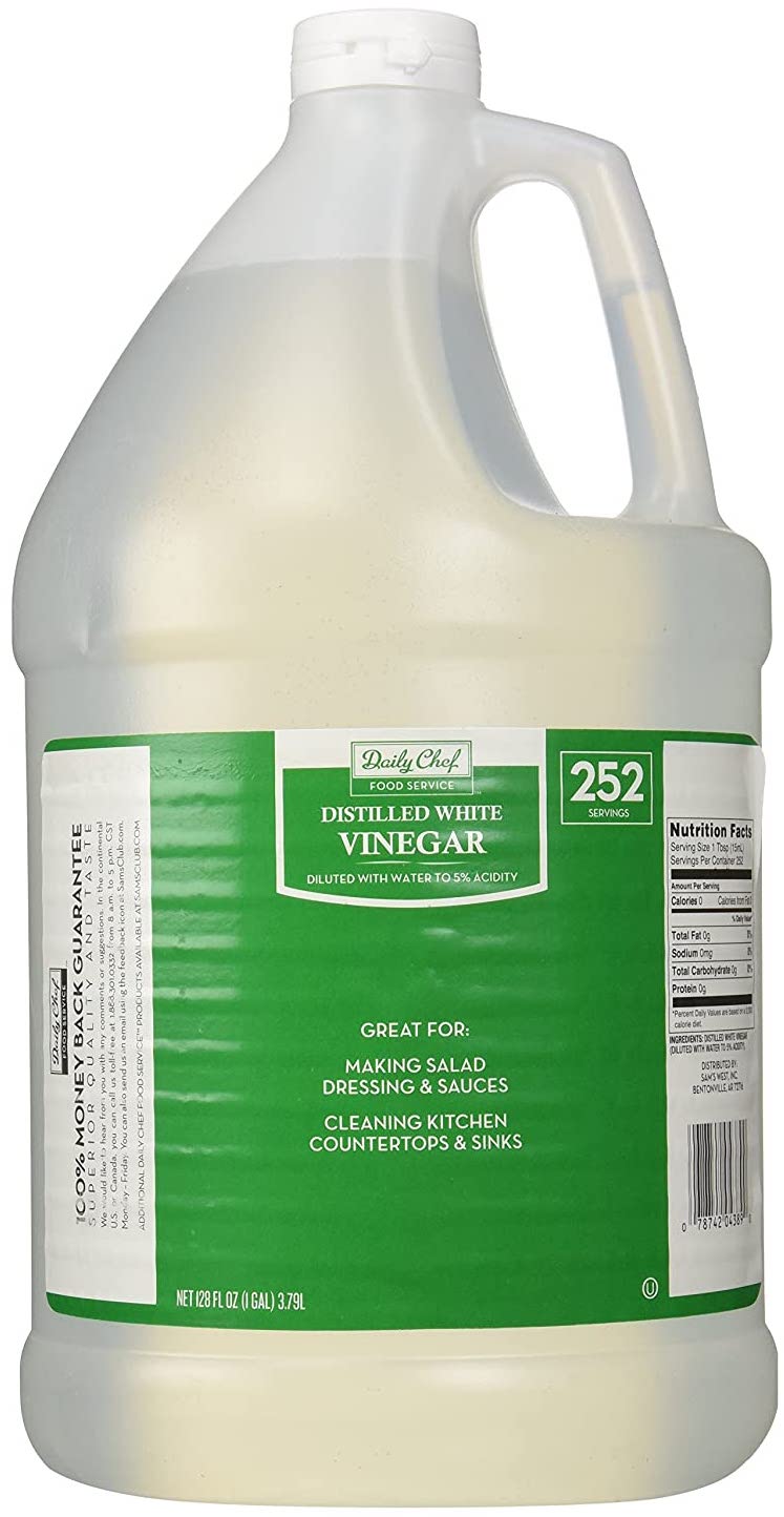 ใช้แทนน้ำส้มสายชูหมักจากไวน์ข้าวได้อย่างดี Daily Chef Distilled White Vinegar gallon jugs