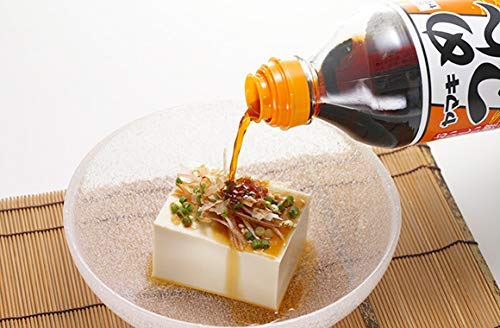 Japānā populārākais tsuyu- Yamaki Men Tsuyu, kas pārlej ar tofu