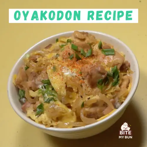 Oyakodon recipe (Chicken & egg bowl) with the secret to perfect rice recipe