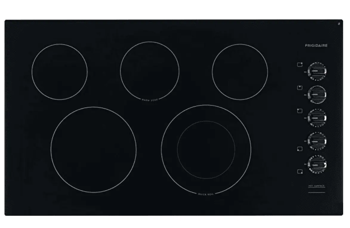 Frigidaire FFEC3625UB Table de cuisson électrique à surface lisse de 36 po