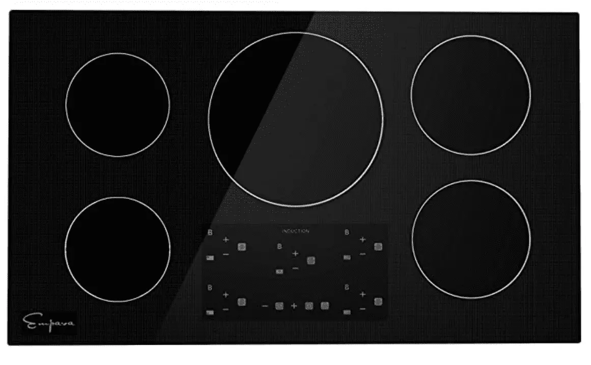 Empava 36 "fogão elétrico de indução cooktop