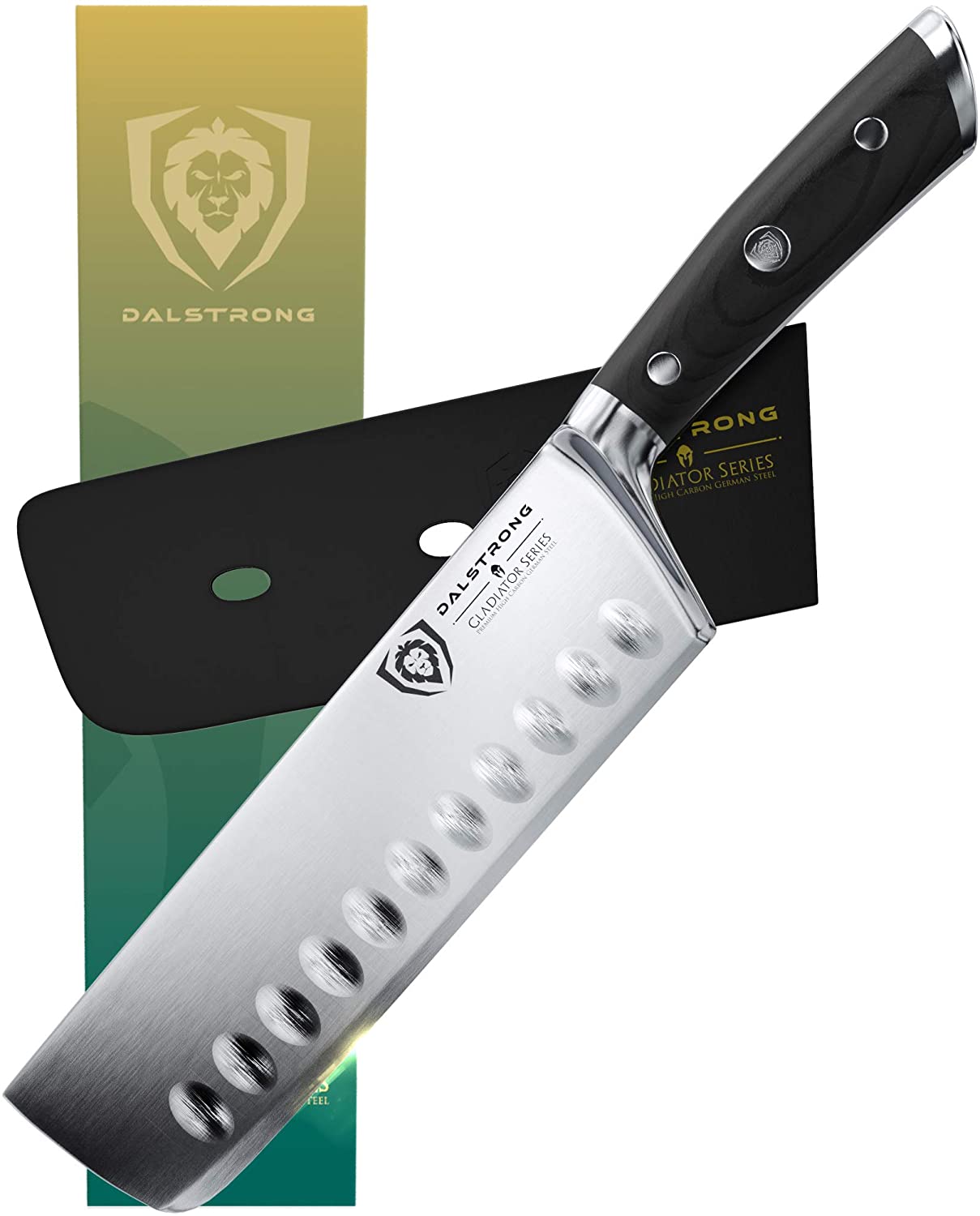 Mejor cuchillo de verduras japonés nakiri en general: DALSTRONG 7 Gladiator Series