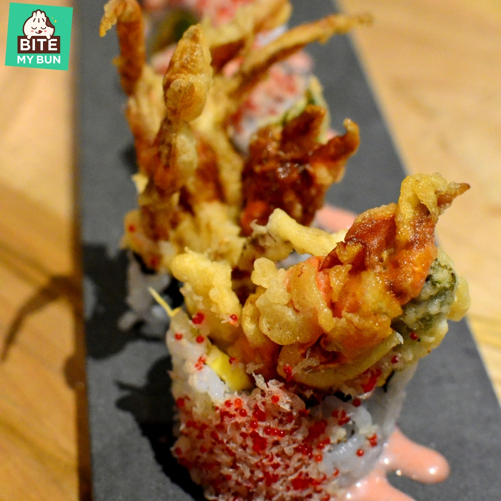 Spider roll sushi