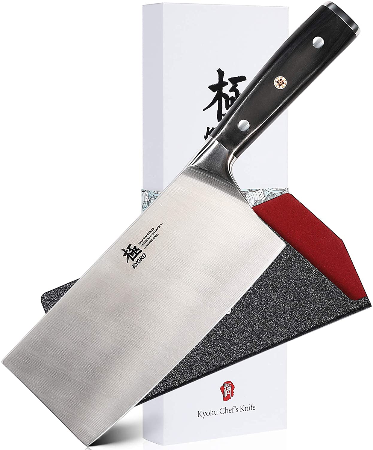 Best Japanese knife cleaver- KYOKU Samurai Series 7