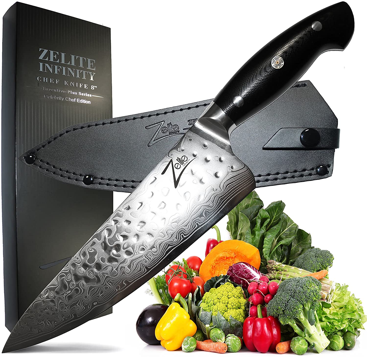 Bästa japanska kniven för urbenning- Zelite Honesuki Infinity Chef Knife 8