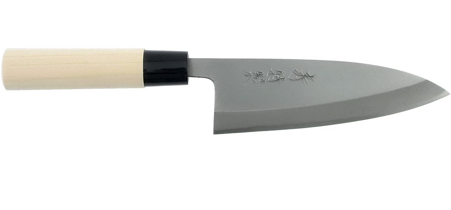 El mejor cuchillo japonés para filetear pescado y sushi- Kotobuki High-Carbon SK-5