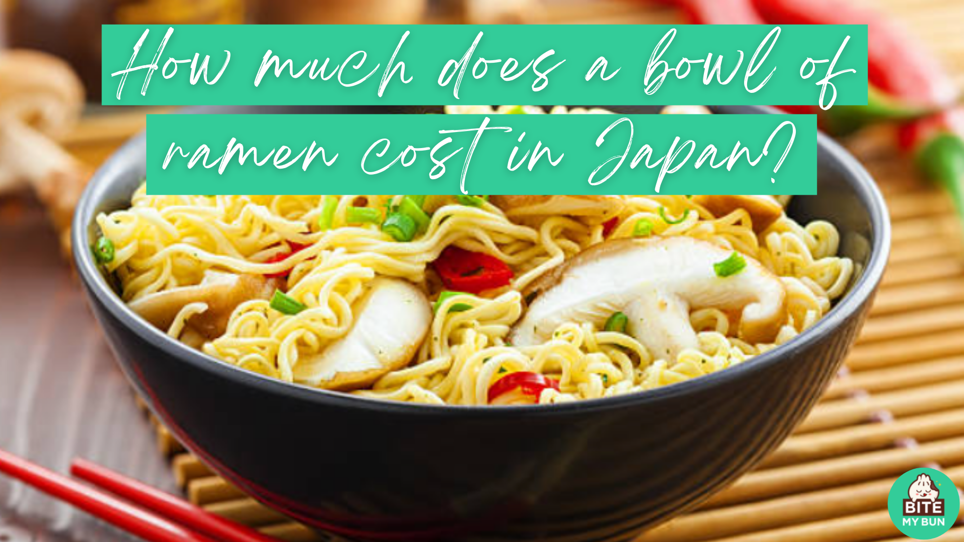 Combien coûte un bol de ramen au Japon ?