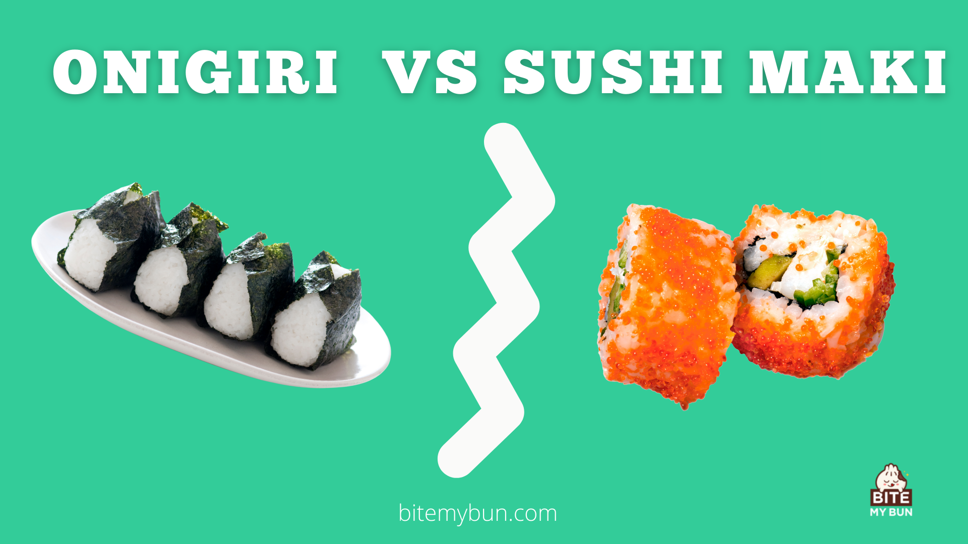 Onigiri vs sushi maki | Qual é a diferença? É sobre forma e sabor