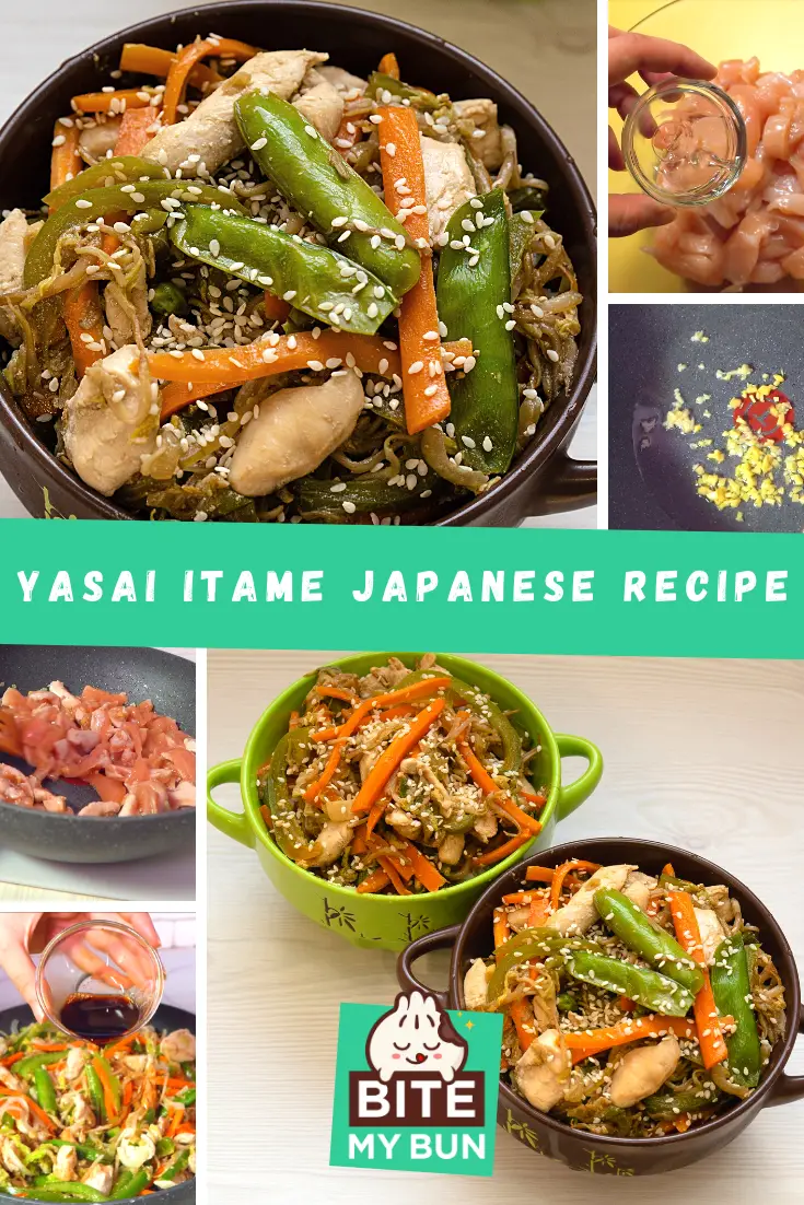 Yasai Itame con receta de pollo destacada