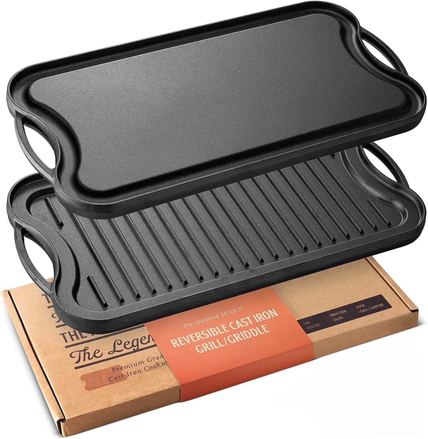 Best for stovetop teppanyaki- Legend Cast Iron Griddle