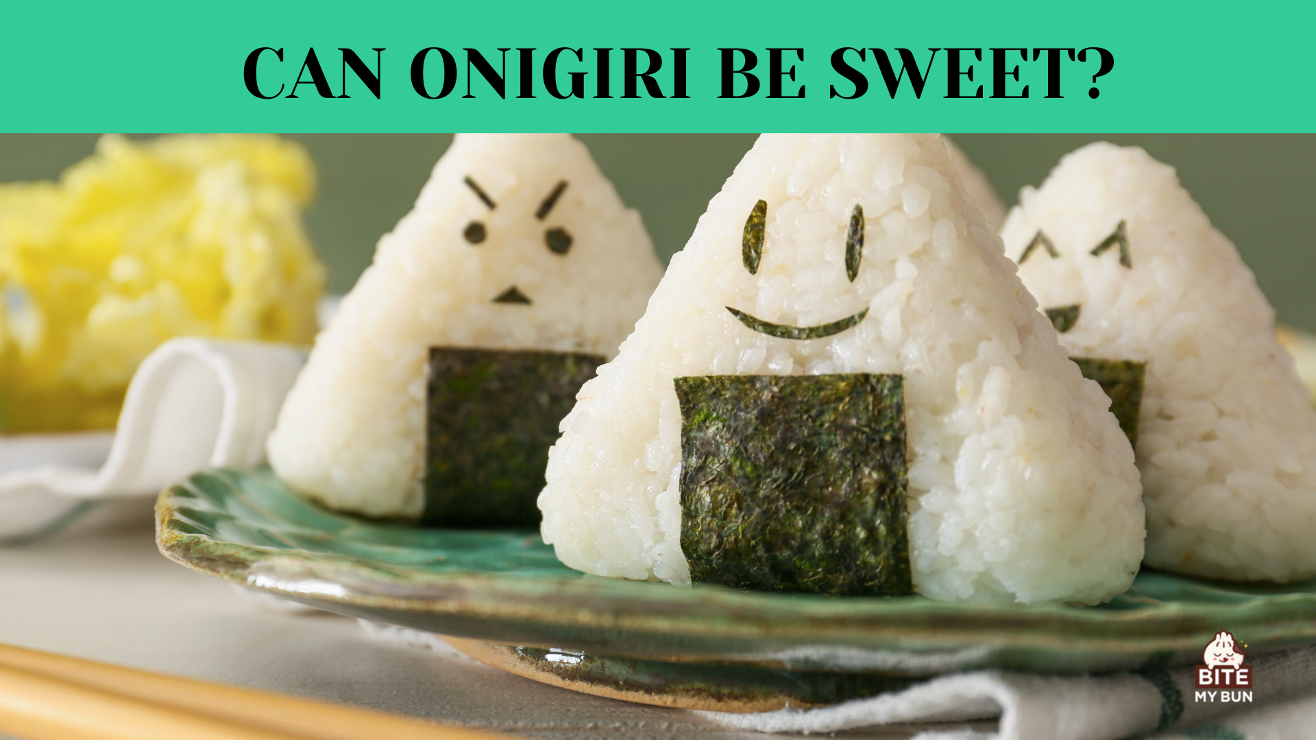 آیا onigiri می تواند شیرین باشد؟ هیچ چیز مانع شما نمی شود!