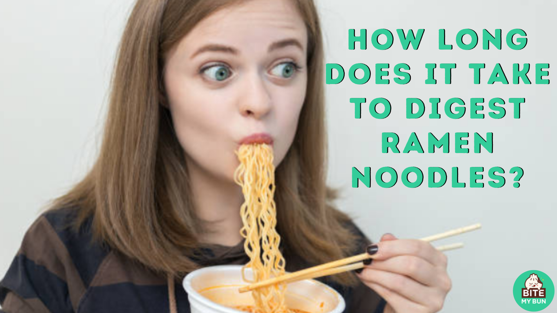 How long does it take to digest ramen noodles?