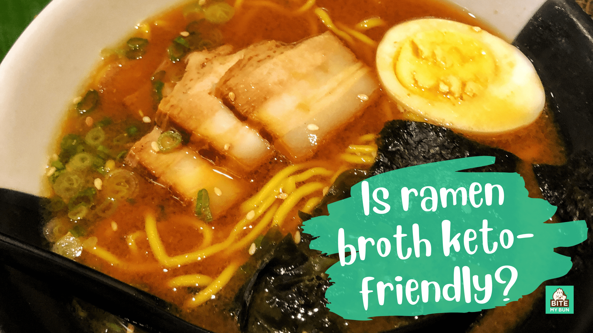 Is ramen broth keto-friendly? If you make it like this