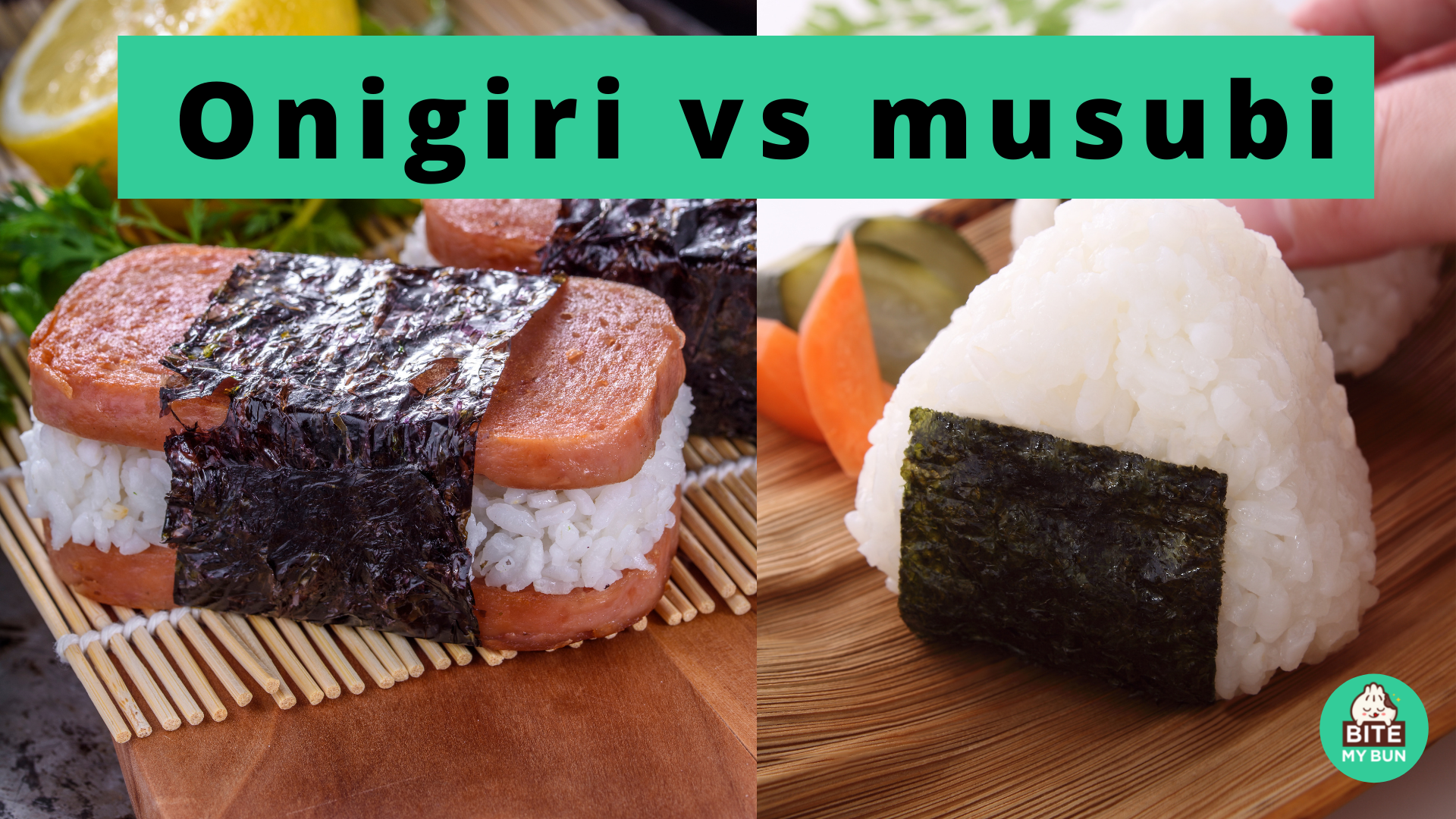 Onigiri vs musubi | Ainmean eadar-dhealaichte airson na h-aon bhàlaichean rus Iapanach