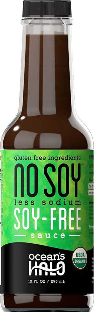 Soy-free sauce- Ocean's Halo Organic Less Sodium No Soy Sauce