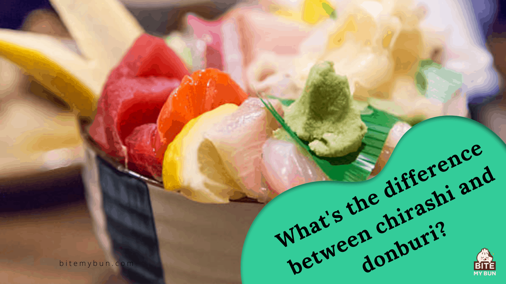 ¿Cuál es la diferencia entre chirashi y donburi?