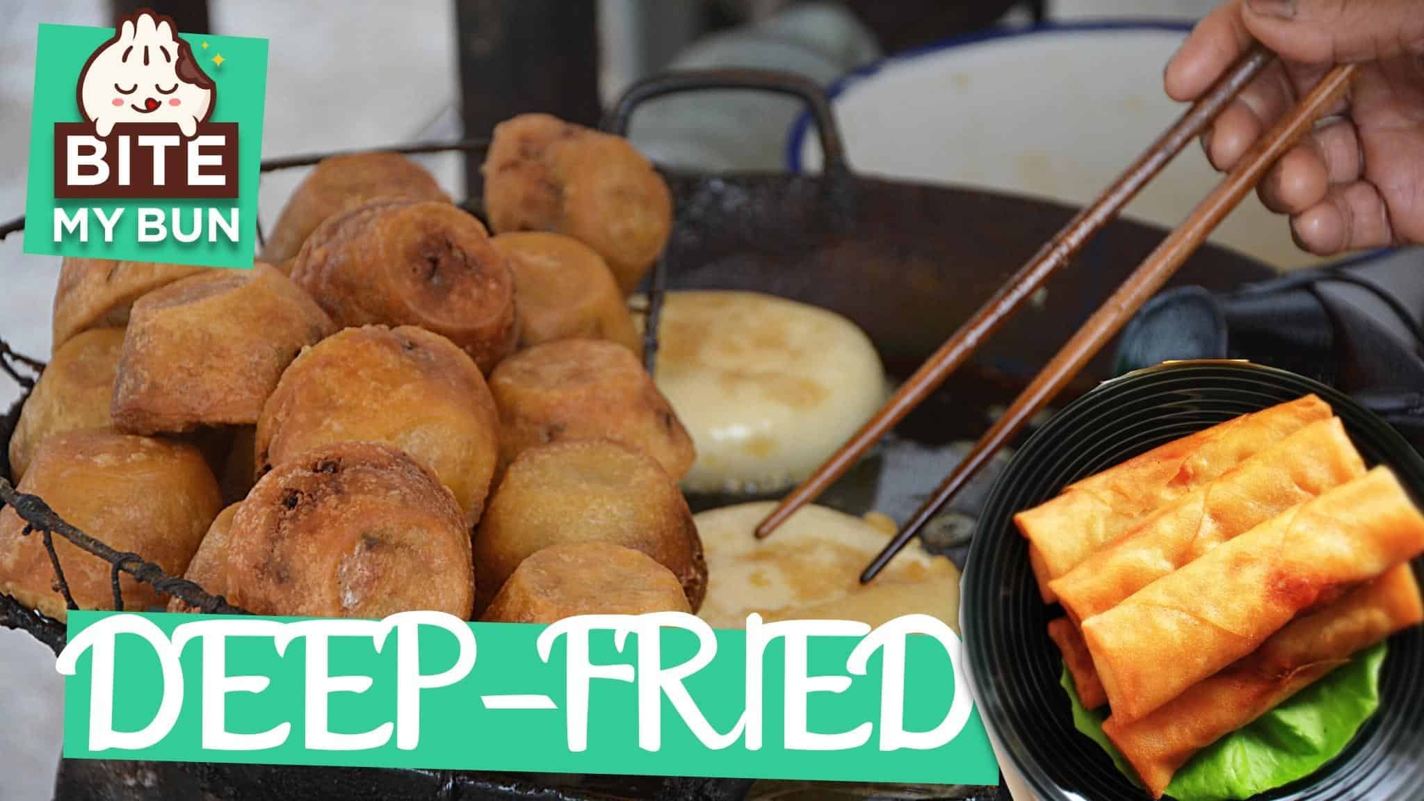Deep-fried oil Chinese restaurants use