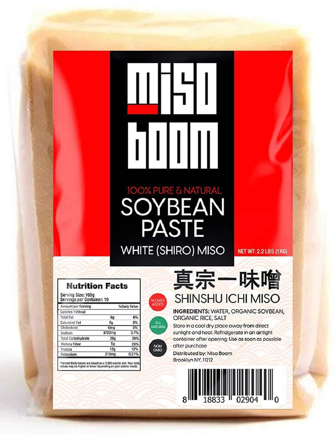 Miso boom branco pasta de miso shiro