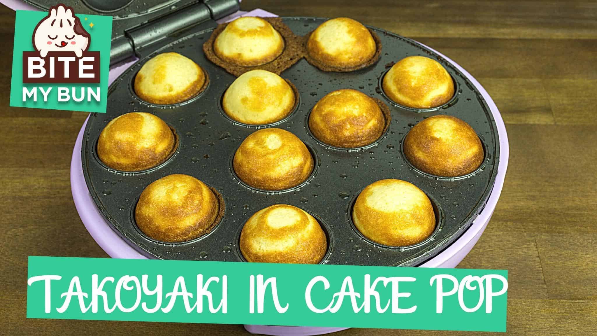 Takoyaki i en cake pop maker
