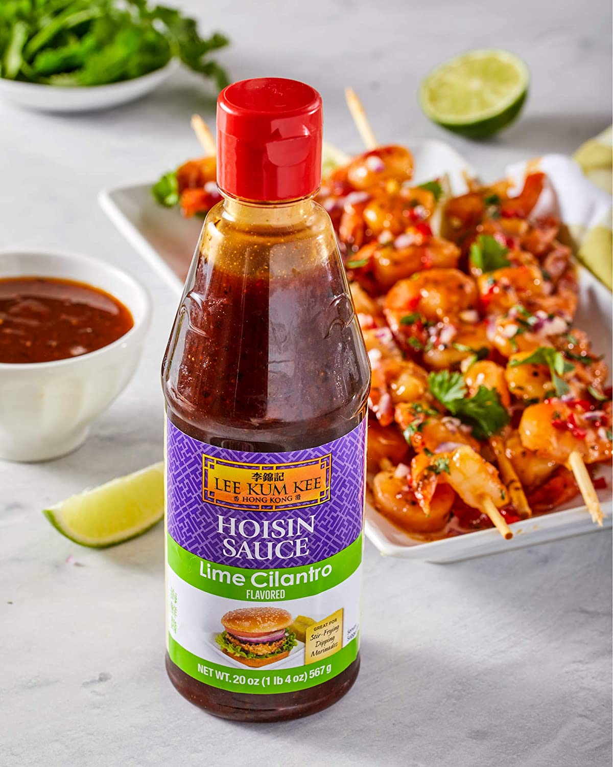 Use lime cilantro hoisin sauce as a substitute for ponzu sauce