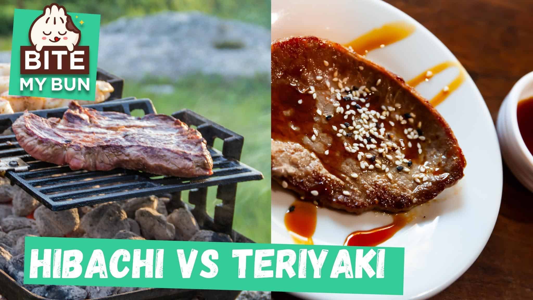 hibachi yn erbyn teriyaki