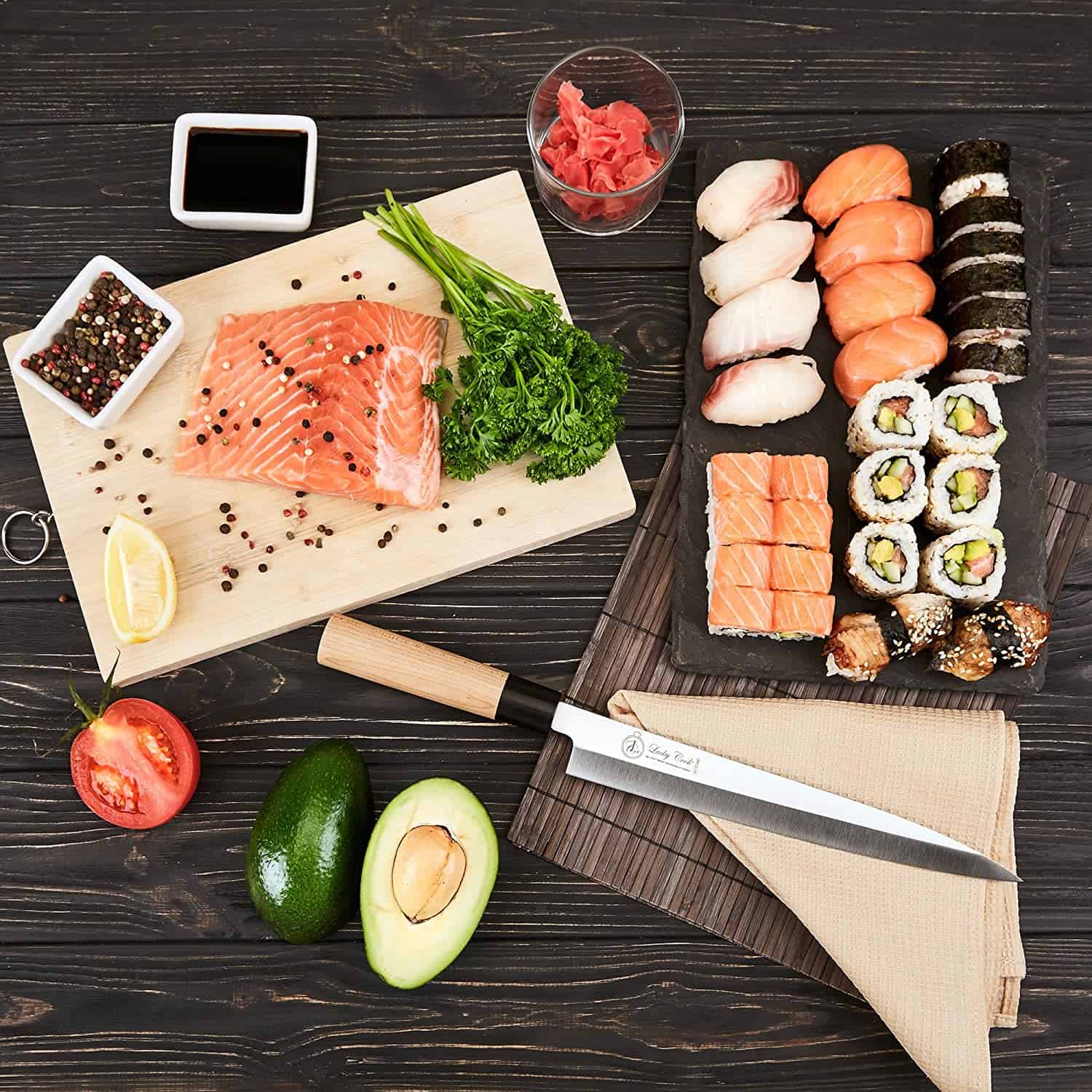 Guía de compra de cuchillos para sushi que buscar en un buen cuchillo