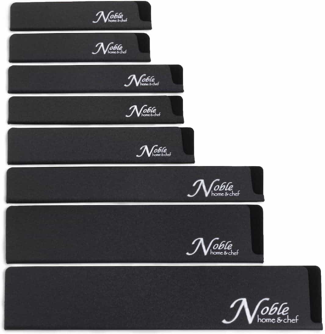 Best budget individual blade protectors- Noble Knife & Home 8-Piece Universal Knife Edge Guards