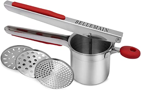 Bellemain B07YCS31SQ Stainless Steel Potato Ricer - Best For Both Versatility And Durability