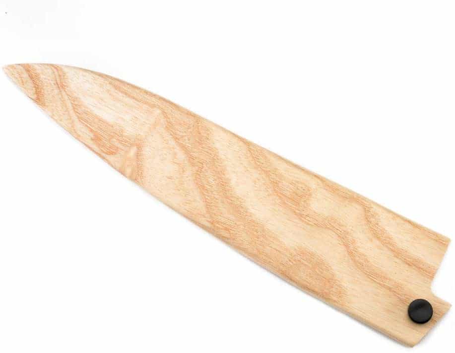 Nejlevnější saja pro gyuto a kuchařský nůž - Mercer Culinary Natural Ash Wood Cover