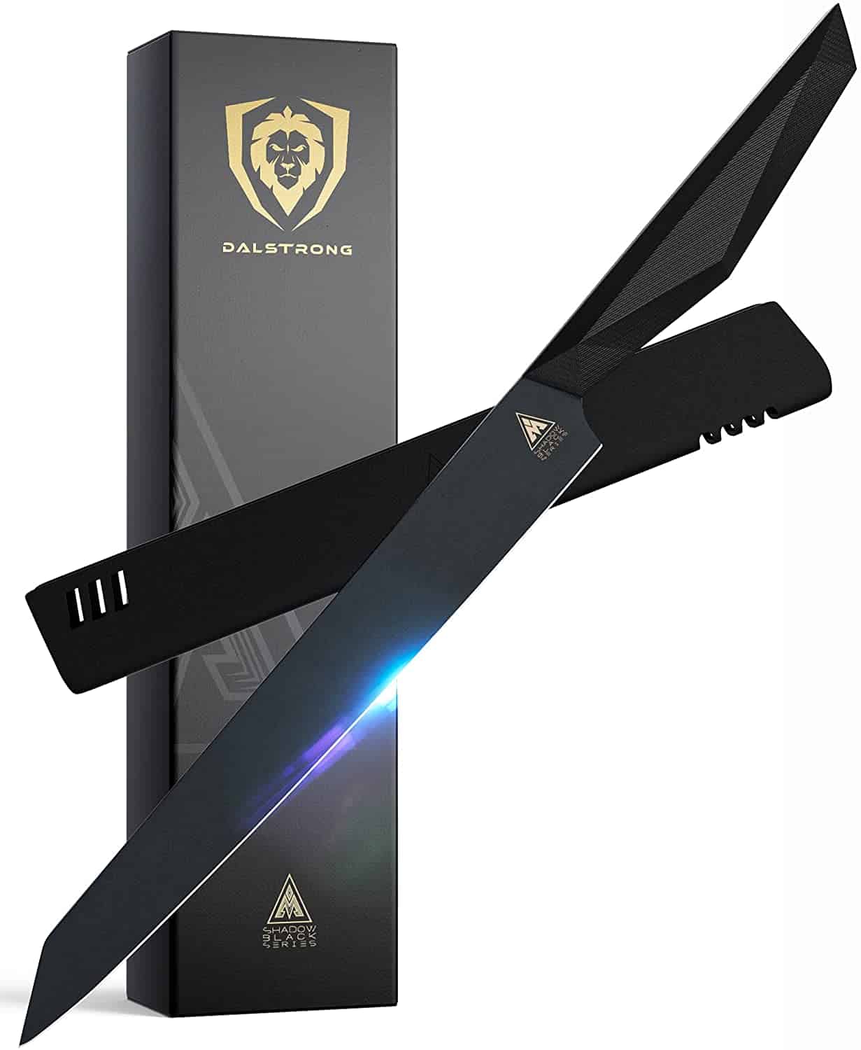 Лепшы нож для сушы з падвойным скосам - DALSTRONG Shadow Black Series Sushi Knife 10.5