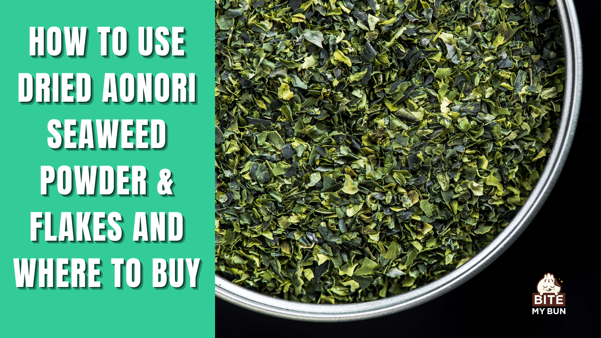 How to use dried aonori seaweed powder & flakes and where to buy