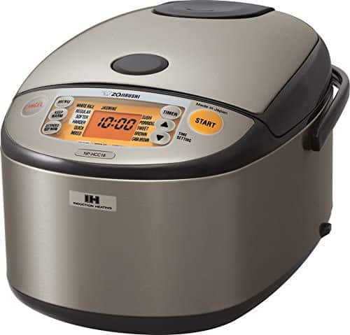 Best rice cooker for sticky rice overall- Zojirushi NP-HCC18XH Induction