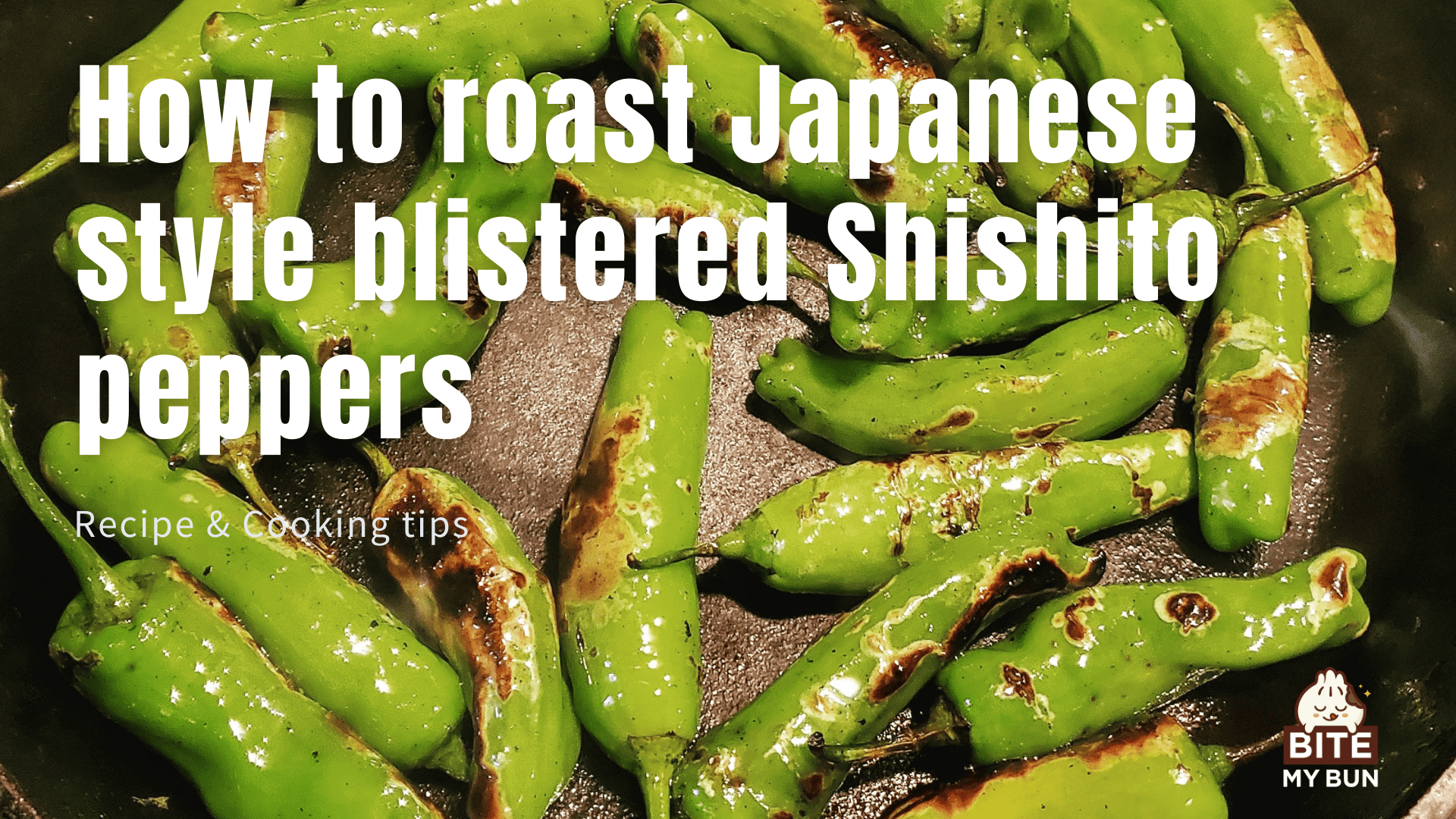 How to roast Japanese style blistered Shishito peppers [Recipe & Cooking tips]