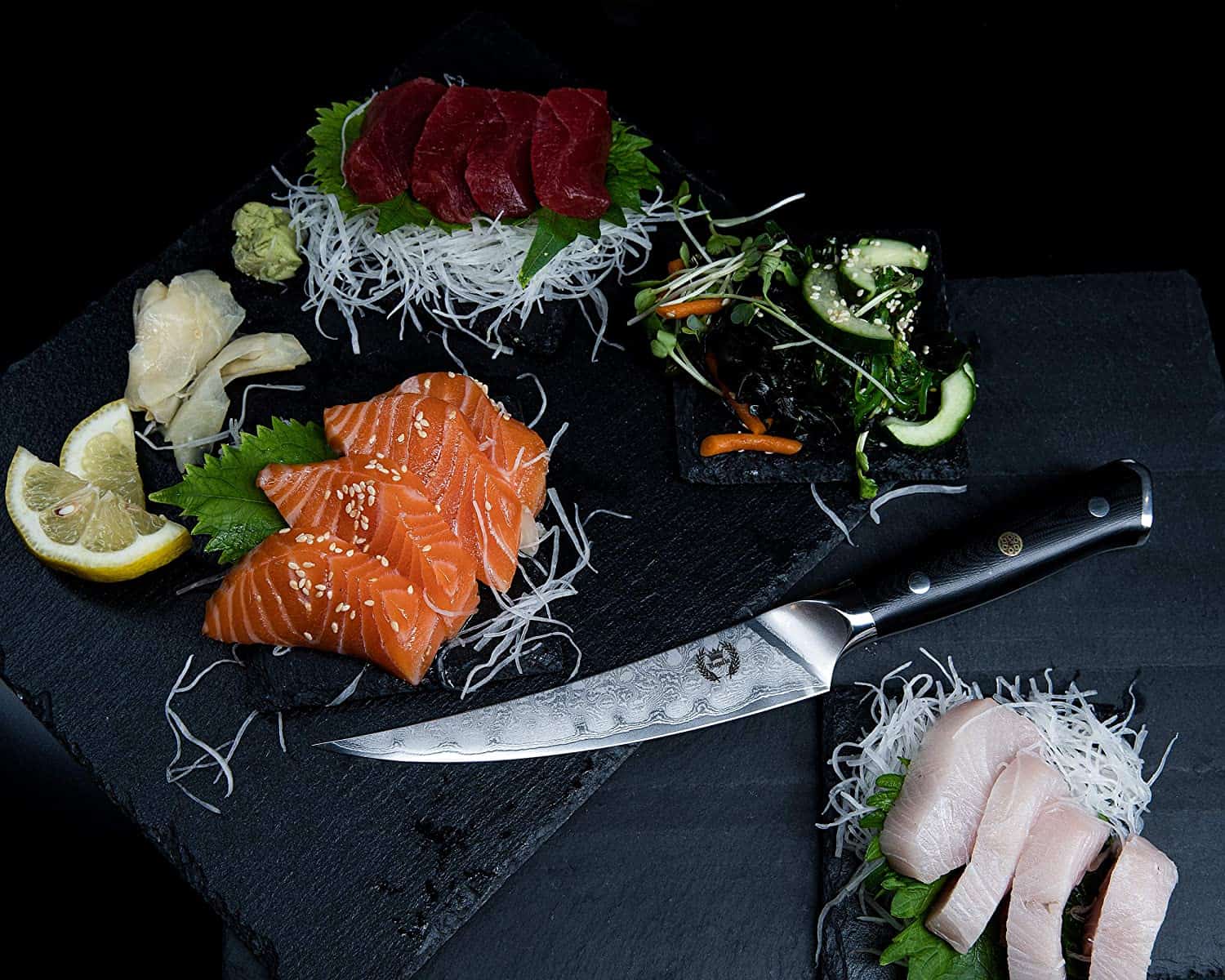 Beschte AUS 10 Japanesch Stahl Ausbechermesser- Regalia Ausbeen: Filletmesser mat Sashimi