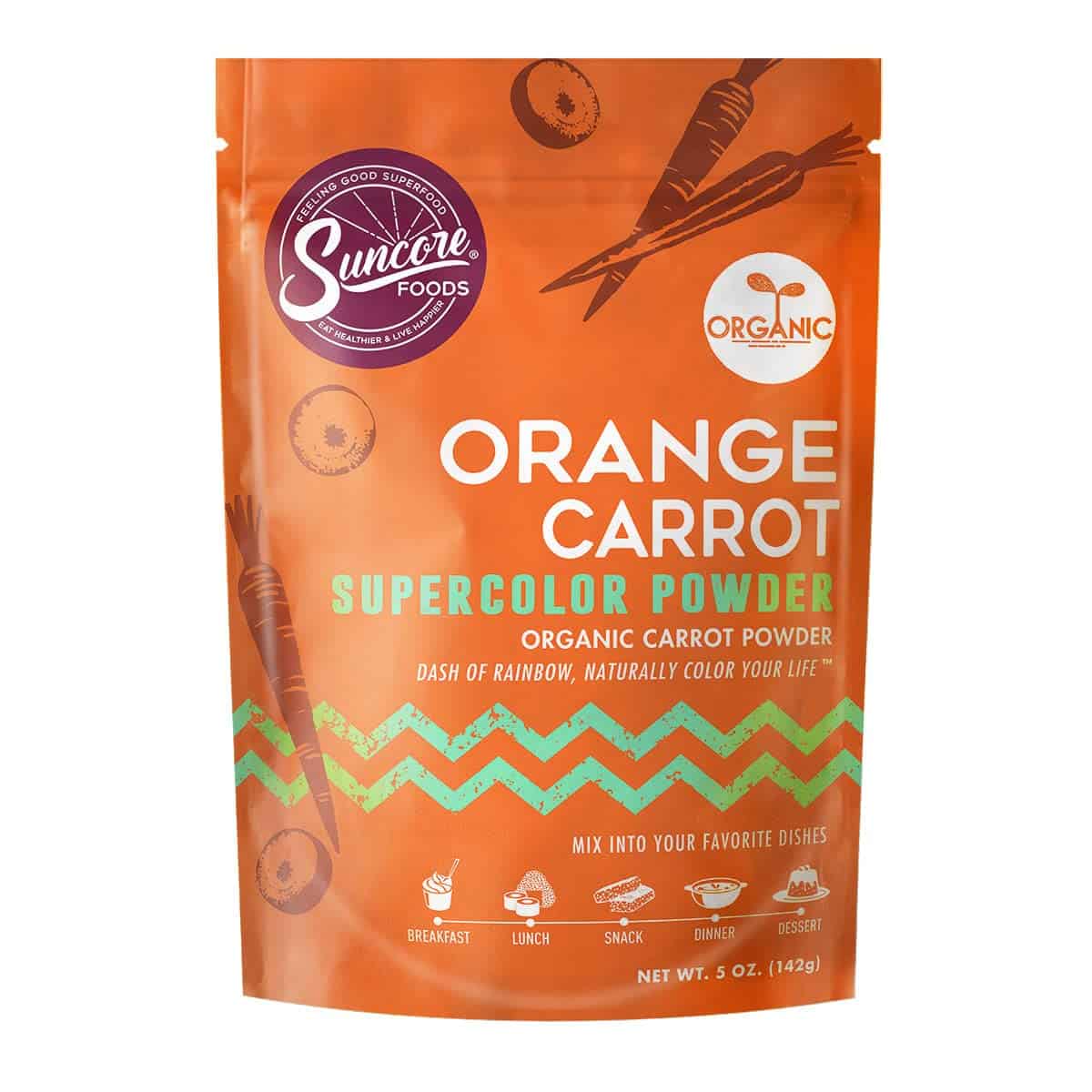 Carrot powder as a good substitute for annatto powder