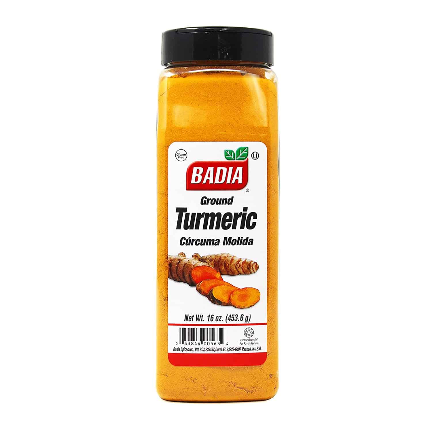 Ground turmeric powder as a substitute to annatto powder